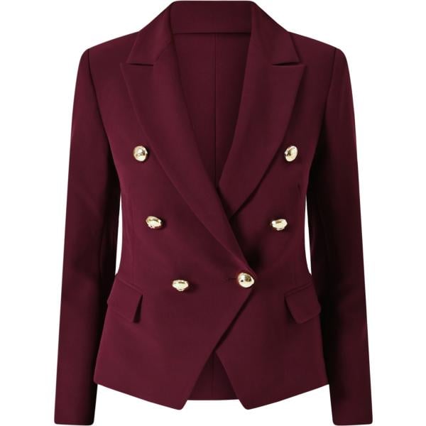 blazer Rinascimento rosso tinta unita