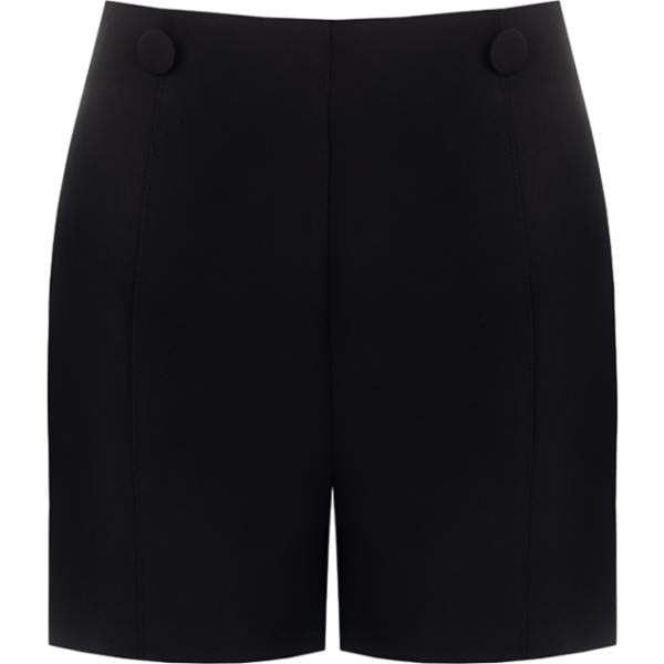 shorts Rinascimento nero tinta unita