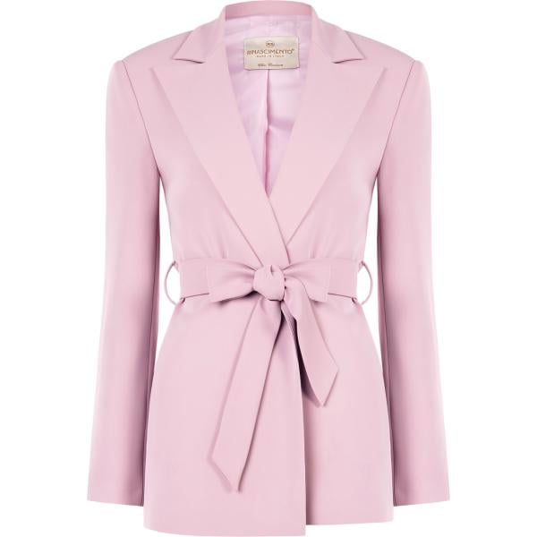 blazer Rinascimento rosa tinta unita
