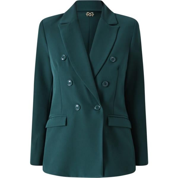 blazer Rinascimento verde tinta unita