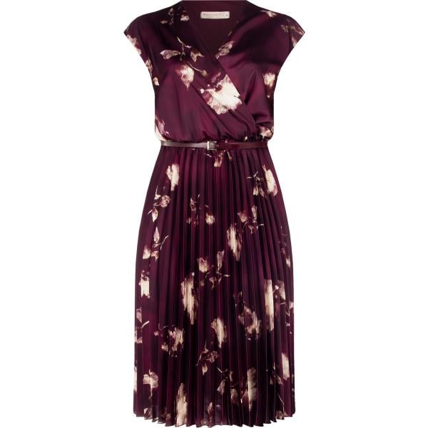 vestiti midi/longuette Rinascimento blu con stampe
