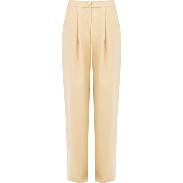 pantaloni Rinascimento marrone tinta unita