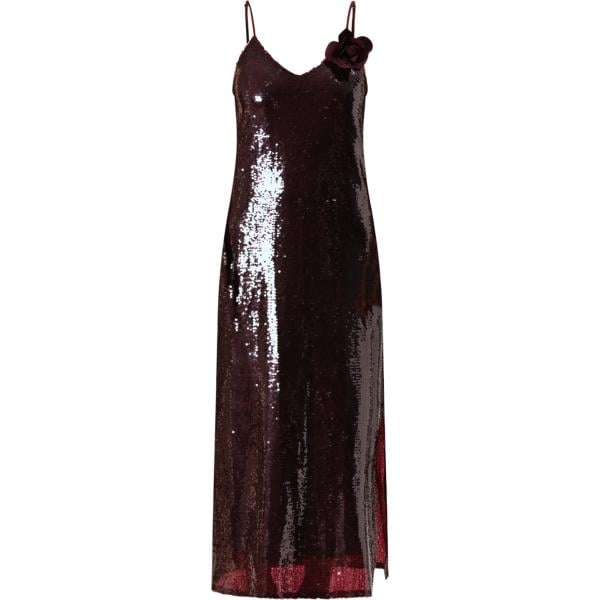 vestiti midi/longuette Rinascimento nero tinta unita