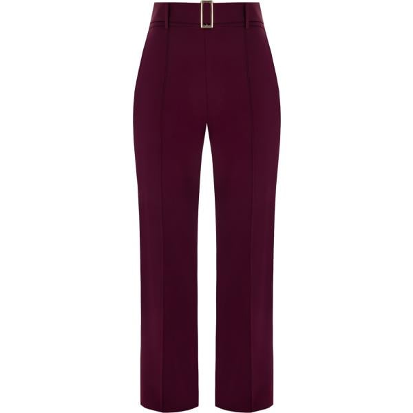 pantaloni Rinascimento marrone tinta unita