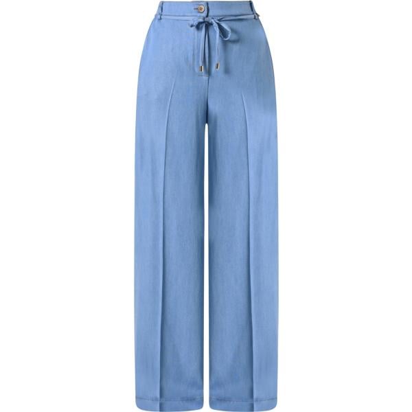 pantaloni Rinascimento blu tinta unita
