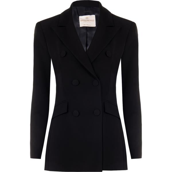 blazer Rinascimento nero tinta unita