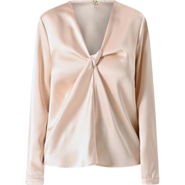 bluse Rinascimento marrone tinta unita