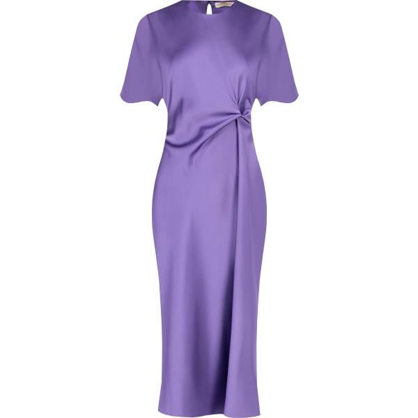 vestiti midi/longuette Rinascimento viola tinta unita