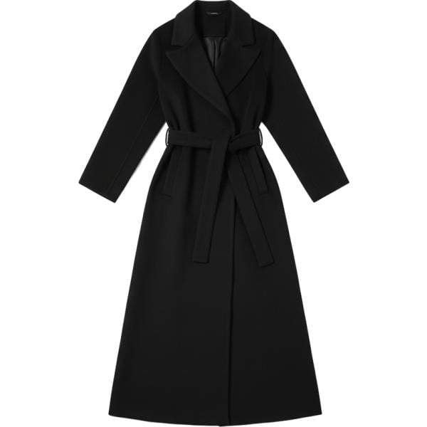 cappotti Rinascimento nero tinta unita