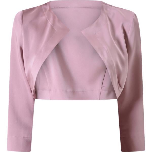 bolero Rinascimento rosa tinta unita