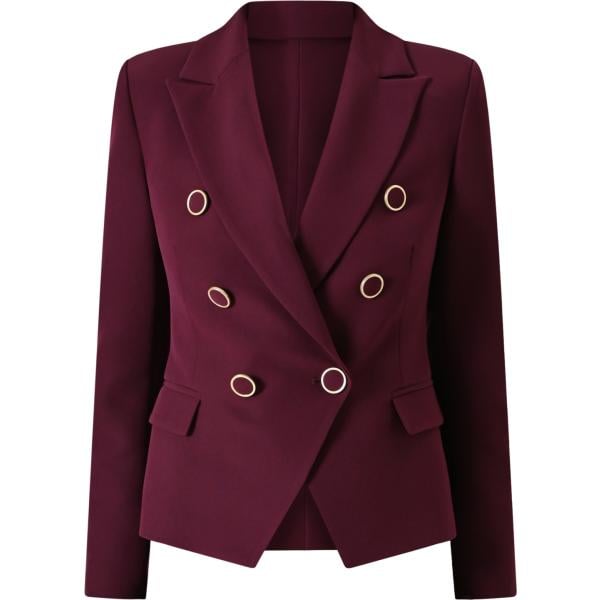 blazer Rinascimento rosso tinta unita