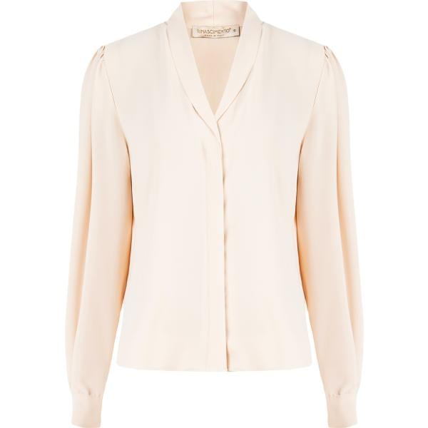 camicie Rinascimento bianco con stampe