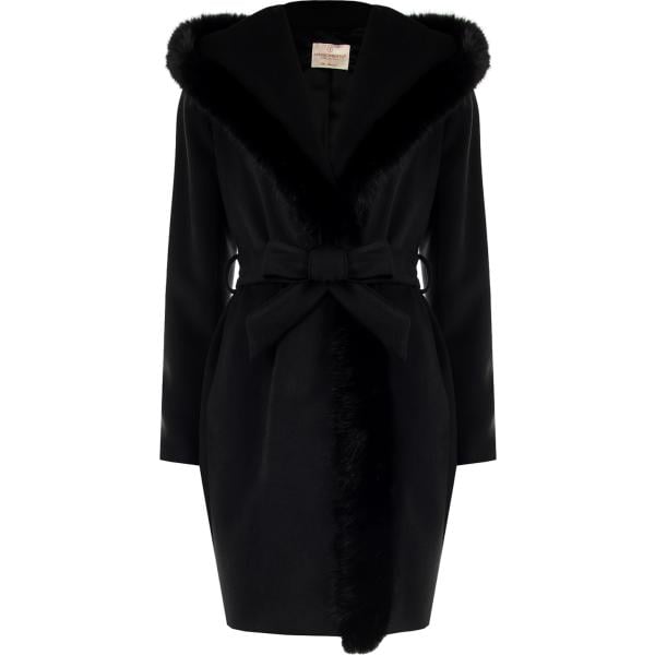 cappotti Rinascimento nero tinta unita