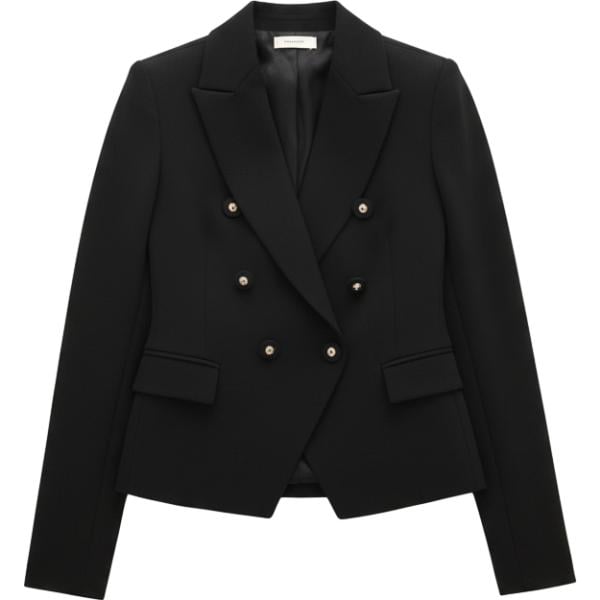 blazer Rinascimento nero tinta unita