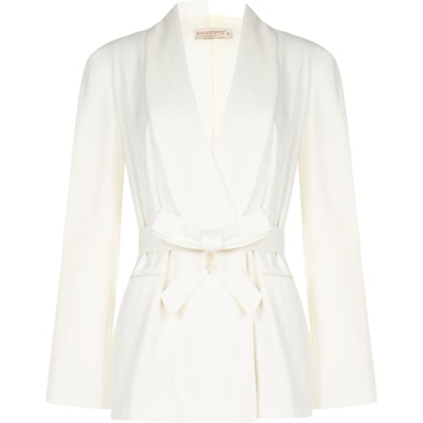 blazer Rinascimento bianco animalier