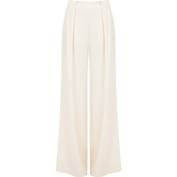 pantaloni a palazzo Rinascimento bianco