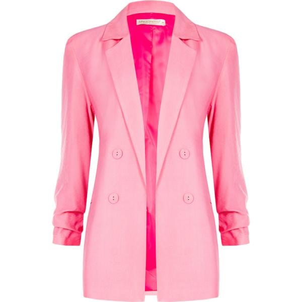 blazer Rinascimento rosa tinta unita