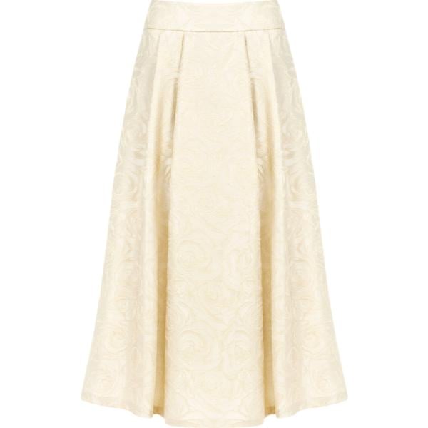 gonne longuette Rinascimento bianco a fiori