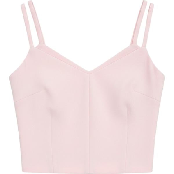 top Rinascimento rosa tinta unita