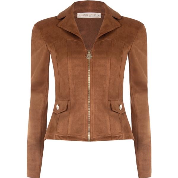 giacche Rinascimento marrone tinta unita