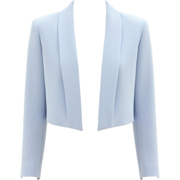 bolero Rinascimento blu tinta unita