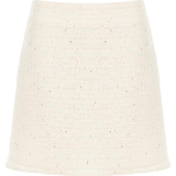 minigonne Rinascimento bianco tinta unita