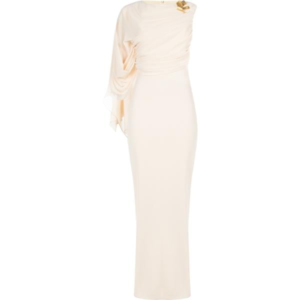 vestiti lunghi Rinascimento bianco tinta unita