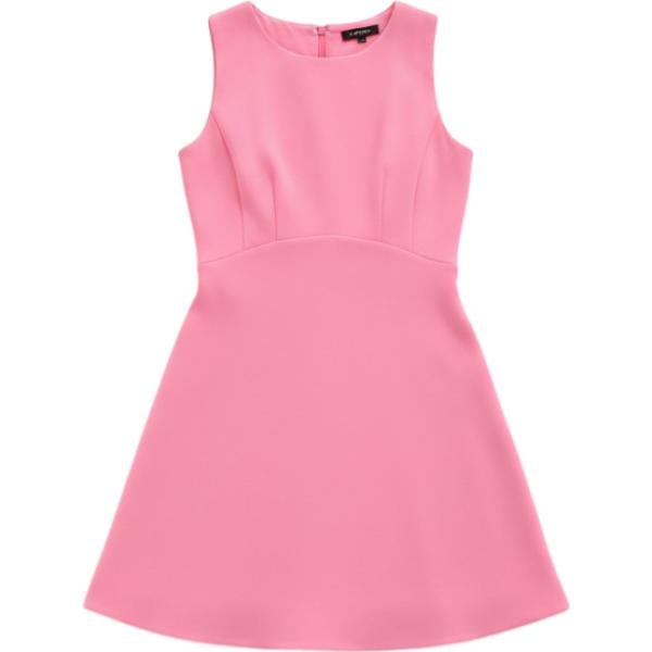 vestiti corti Rinascimento rosa tinta unita