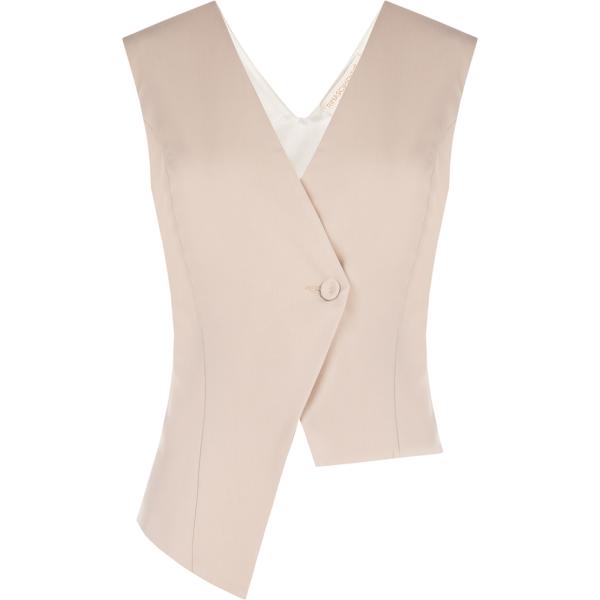 Gilet Donna Senza Maniche In Maglia Rigata – Scollo A V E Bottoni Frontali, Canotta Elegante E Morbida Per Tutte Le Stagioni