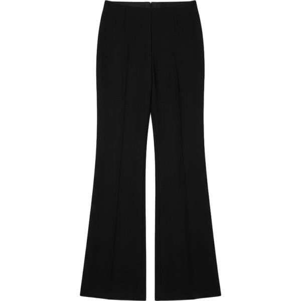 pantaloni a palazzo Rinascimento nero tinta unita