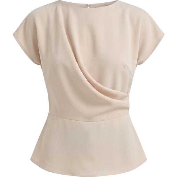 bluse Rinascimento marrone tinta unita