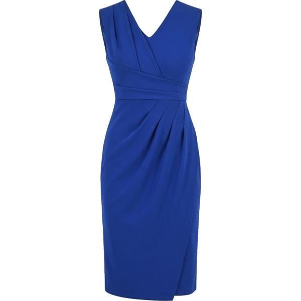 vestiti midi/longuette Rinascimento blu tinta unita