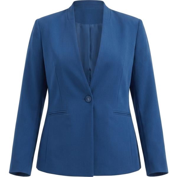 blazer Rinascimento blu tinta unita