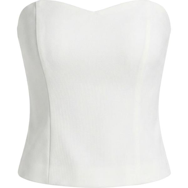 top Rinascimento bianco tinta unita