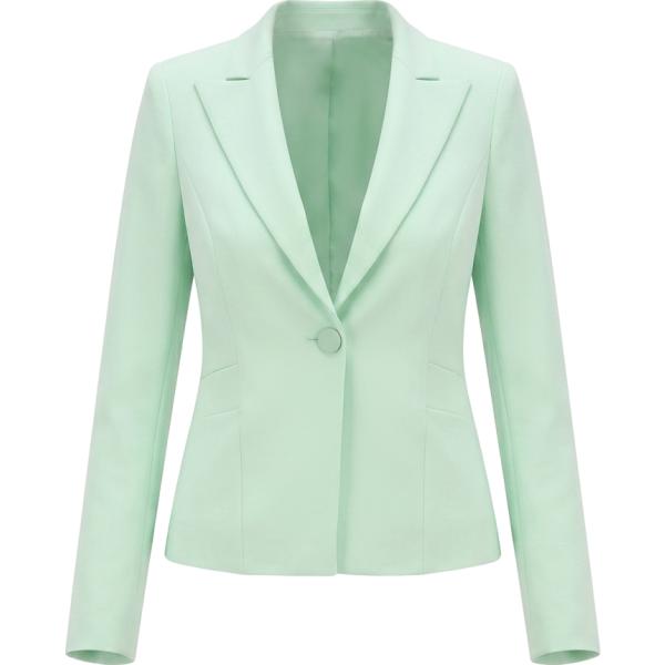 blazer Rinascimento verde tinta unita