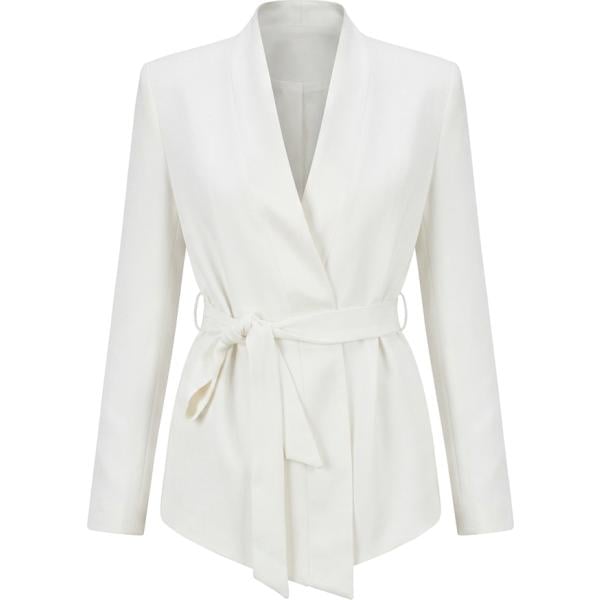 blazer Rinascimento bianco tinta unita