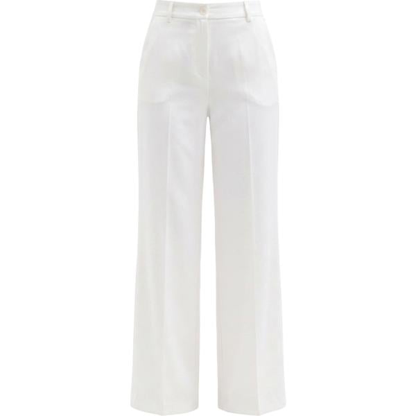 pantaloni Rinascimento bianco tinta unita