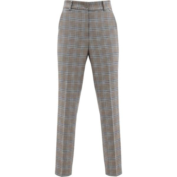 pantaloni Rinascimento blu a quadri