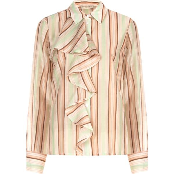 camicie Rinascimento marrone a righe