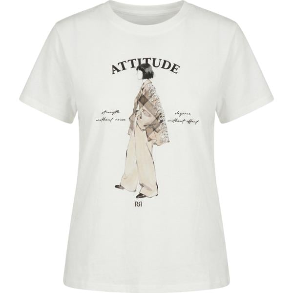 t-shirt Rinascimento bianco con stampe