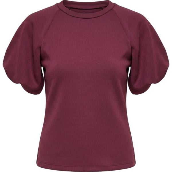 t-shirt Rinascimento rosso tinta unita