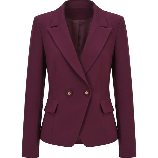 Giacca da donna in bordeaux made in italy Rinascimento