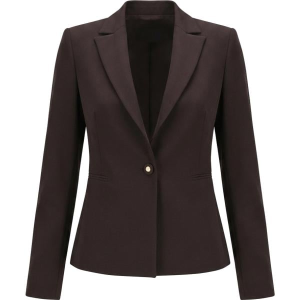 blazer Rinascimento marrone tinta unita