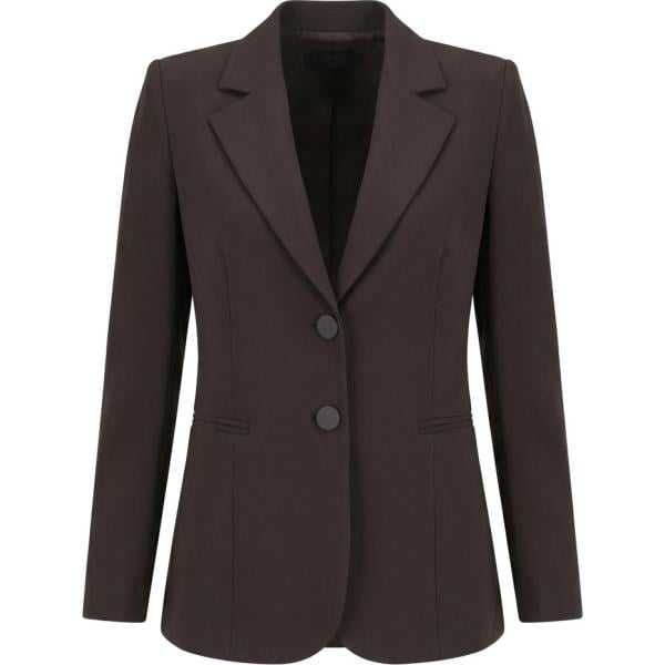 blazer Rinascimento marrone tinta unita