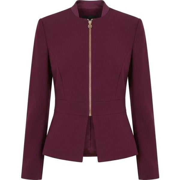 blazer Rinascimento rosso tinta unita