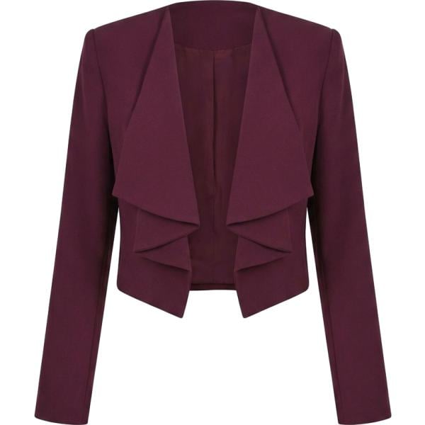 blazer Rinascimento rosso tinta unita