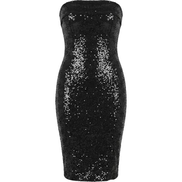 vestiti midi/longuette Rinascimento nero tinta unita