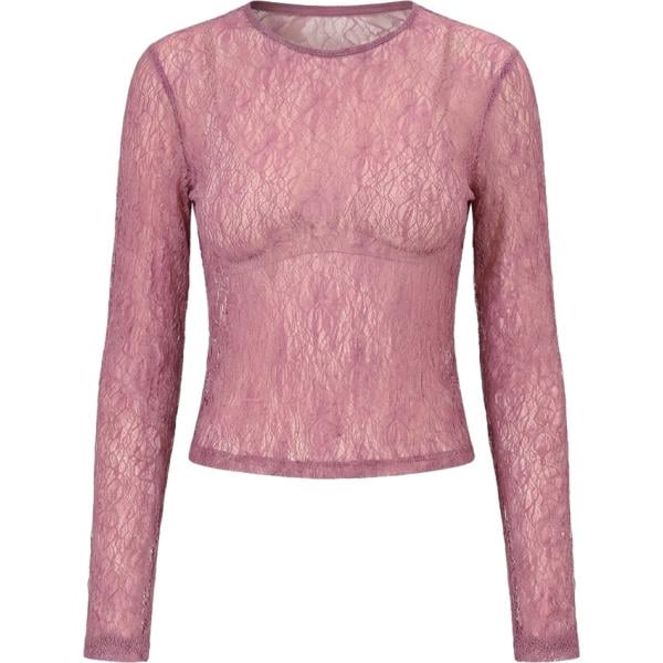 top Rinascimento rosa a fiori