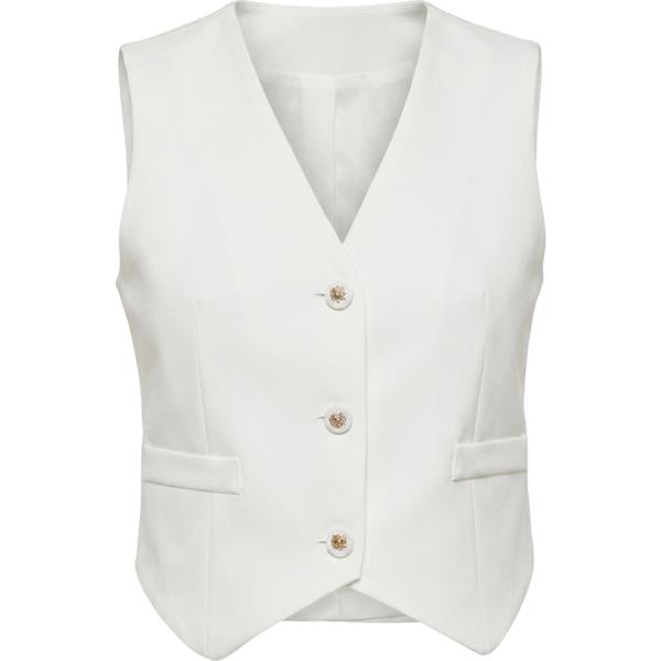 gilet Rinascimento bianco tinta unita