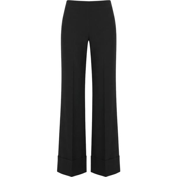 pantaloni Rinascimento nero tinta unita